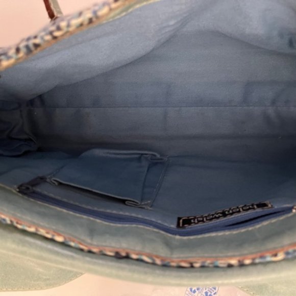 Helen Welsh Vintage Wool -Leather Italian Handbag - Picture 10 of 10